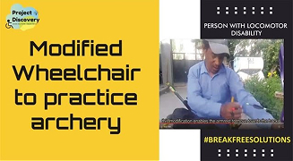 Modified Wheelchair for Archery