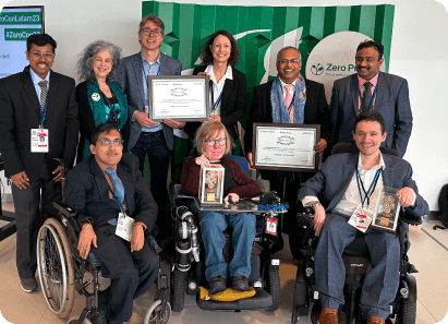 Group of award winners at Zero project event